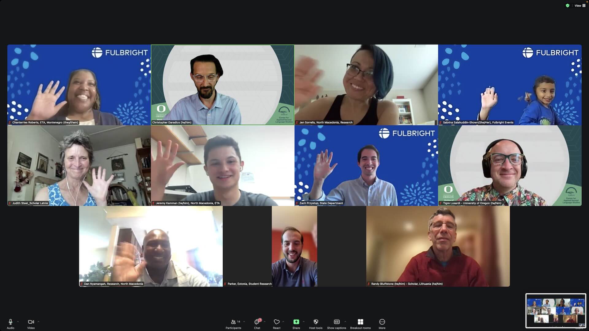 Fulbright Zoom Session